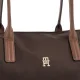 Torebka Szopperka Tommy Hilfiger Popette Tote  AW0AW17711 GUG - małe zdjęcie