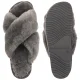 Klapki EMU Australia Kendall Comfort Charcoal W13236 - małe zdjęcie