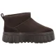 Śniegowce Tommy Hilfiger Tjw Suede Platform Boots WL Deep Brown EN0EN03158 GT3 - małe zdjęcie