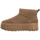 Śniegowce Tommy Hilfiger Tjw Suede Platform Boots WL Warm Khaki EN0EN03158 GWI - małe zdjęcie
