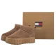 Śniegowce Tommy Hilfiger Tjw Suede Platform Boots WL Warm Khaki EN0EN03158 GWI - małe zdjęcie