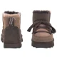 Botki EMU Australia Blurred Micro Patchwork Chocolate W13195 - małe zdjęcie