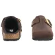 Klapki Birkenstock Boston Big Buckle Shearling Habana 1033020 - małe zdjęcie