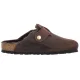 Klapki Birkenstock Boston Big Buckle Shearling Habana 1033020 - małe zdjęcie