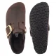 Klapki Birkenstock Boston Big Buckle Shearling Habana 1033020 - małe zdjęcie