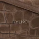 Torebka Listonoszka Ryłko Brązowa R40525TB _8QR - małe zdjęcie