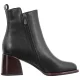 Botki Filippo Czarne DBT7363/26 BK RD - małe zdjęcie
