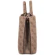 Torebka Guess Meridian II Girlfriend Satchel HWSG69 74060 Latte Logo - małe zdjęcie