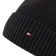 Zestaw prezentowy czapka i szal Tommy Hilfiger TH Flag Beanie And Scarf AM0AM14584 BDS - małe zdjęcie