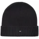 Zestaw prezentowy czapka i szal Tommy Hilfiger TH Flag Beanie And Scarf AM0AM14584 BDS - małe zdjęcie