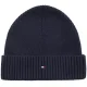 Zestaw prezentowy czapka i szal Tommy Hilfiger TH Flag Beanie And Scarf AM0AM14584 DW6 - małe zdjęcie