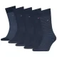 Skarpetki 5 par Tommy Hilfiger TH Men Sock 5P Giftbox Stripe Navy 701241156 001 - małe zdjęcie