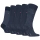 Skarpetki 5 par Tommy Hilfiger TH Men Sock 5P Giftbox Stripe Navy 701241156 001 - małe zdjęcie