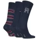 Skarpetki 3 pary Tommy Hilfiger TH Men Sock 3P Giftbox Monogram Navy 701241159 001 - małe zdjęcie