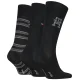 Skarpetki 3 pary Tommy Hilfiger TH Men Sock 3P Giftbox Monogram Black 701241159 002 - małe zdjęcie