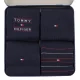 Skarpetki 4 pary Tommy Hilfiger TH Men Sock 4P Giftbox Tommy Stripes Navy 701241158 001 - małe zdjęcie