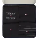 Skarpetki 4 pary Tommy Hilfiger TH Men Sock 4P Giftbox Tommy Stripes Black 701241158 002 - małe zdjęcie
