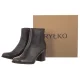 Botki Ryłko Brązowe K7617___ _9NV - małe zdjęcie
