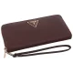 Portfel Guess Laurel II Slg Large Zip Around SWZG74 59146 Burgundy - małe zdjęcie