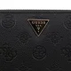 Portfel Guess Blake Slg Large Zip Around SWPD22 22146 Black Logo - małe zdjęcie