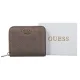 Portfel Guess Carmella Slg Small Zip Around SWPD22 25137 Taupe Logo - małe zdjęcie