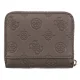 Portfel Guess Carmella Slg Small Zip Around SWPD22 25137 Taupe Logo - małe zdjęcie