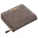 Portfel Guess Carmella Slg Small Zip Around SWPD22 25137 Taupe Logo - małe zdjęcie