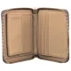 Portfel Guess Carmella Slg Small Zip Around SWPD22 25137 Taupe Logo - małe zdjęcie