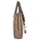 Torebka Guess Noelle II Sml Multi Comp Stchl HWBG96 72050 Latte Logo/Brown - małe zdjęcie