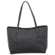 Torebka Guess Brenton Top Zip Tote HWLG96 48240 Coal Logo - małe zdjęcie