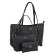 Torebka Guess Brenton Top Zip Tote HWPG96 48240 Black - małe zdjęcie