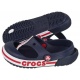 Japonki Crocs Crocband Toe Bumper Flip Navy 11389 - małe zdjęcie
