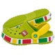 Klapki Crocs Crocband Kids Lego Clog Volt Green / Yellow 12080 - małe zdjęcie