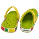 Klapki Crocs Crocband Kids Lego Clog Volt Green / Yellow 12080 - małe zdjęcie