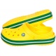 Klapki Crocs Crocband Yellow Green 11016 - małe zdjęcie