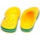 Klapki Crocs Crocband Yellow Green 11016 - małe zdjęcie