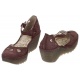 Czółenka FLY London Yuna Cupido PlumRed P500016056 - małe zdjęcie