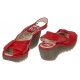 Sandały FLY London Yakin Mousse Red P500124018 - małe zdjęcie