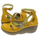 Sandały FLY London Bessie Rug Mustard P500206017 - małe zdjęcie