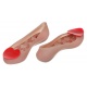 Baleriny Mel by Melissa Pop Heart Pink Red 32092/51338 - małe zdjęcie
