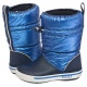 Śniegowce Crocs Crocband Iridescent Gust Boot Kids Navy-Sea Blue 12772 - małe zdjęcie