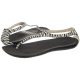 Sandały Crocs Sexi Wild Flip Black/White 15539-066 - małe zdjęcie