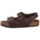 Sandały Birkenstock Milano Dark Brown 034701 - małe zdjęcie