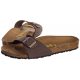 Klapki Birkenstock Madrid BF Nubuk Mocca 040093 - małe zdjęcie