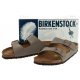 Klapki Birkenstock Arizona BS Nubuk Stone 151211 - małe zdjęcie
