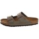 Klapki Birkenstock Arizona BS Nubuk Stone 151211 - małe zdjęcie