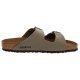 Klapki Birkenstock Arizona BS Nubuk Stone 151211 - małe zdjęcie
