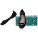 Baleriny Zaxy Flow Flock Sap Fem Czarne U285079 - małe zdjęcie