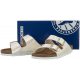 Klapki Birkenstock Arizona Shiny Snake Cream 057623 - małe zdjęcie