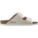 Klapki Birkenstock Arizona Shiny Snake Cream 057623 - małe zdjęcie